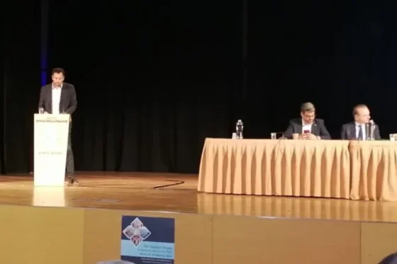 Η ομιλία του Δημάρχου Τυρνάβου Στέλιου Τσικριτσή στην Τακτική Γενική Συνέλευση της Ένωση Δημοτικών Επιχειρήσεων Ύδρευσης – Αποχέτευσης(Ε.Δ.Ε.Υ.Α.) στα Χανιά.